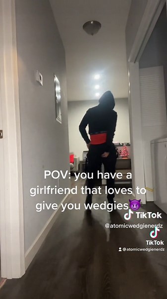 Can’t lie I get brutal wedgies from her every day🤣 #wedgie #wedgieprank #wedgiecore