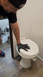 1K views | We still had the original toilet in our 2017 trailer and...