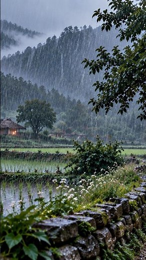 잠들기 어려운 밤의 수면 ASMR #빗소리asmr #rain #모닥불소리 #빗소리asmr #모닥불소리 #빗소리 #빗소리 #relax #산골 #산골 #rainsounds #비와외로움