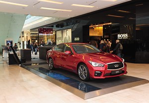 Infiniti stores open in Westfield shopping centres, London
