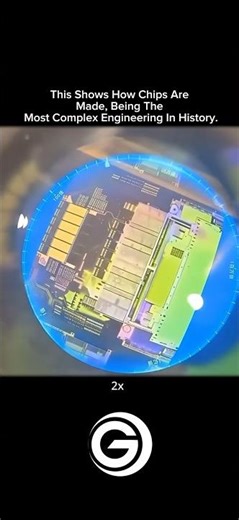 Zooming Inside A Chip And Showing Every Detail-Being The Most Complex Engineering In History#tech