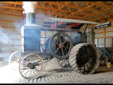 Antique tractor cold start compilation