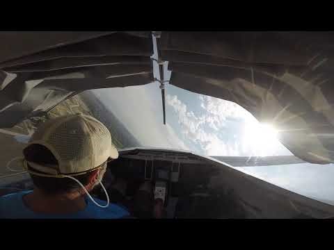 N724CZ Cozy MK IV quick test flight.