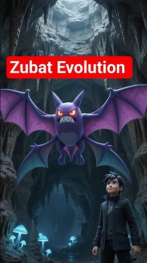 Zubat Evolution| Pokemon evolution| #shorts