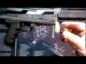 AK recoil buffer installation