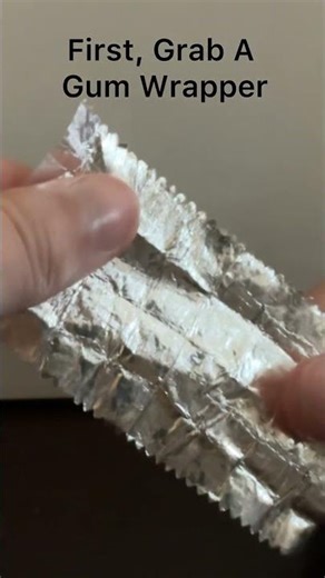 How to Make a Gum Wrapper Blow Dart #diy #easy #reuse #craft #simple #project #darts