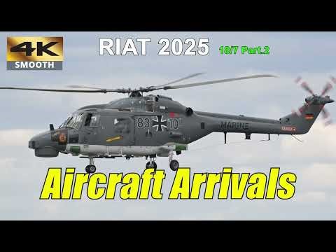 Aircraft Arrivals: TBM-700A, Fouga CM.170, Super Lynx | RIAT 19/07/2025 Part.2