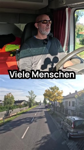 Viele Menschen stehen in der Früh auf und gehen arbeiten… 😢 #bkf #lkwfahrer #berufskraftfahrer