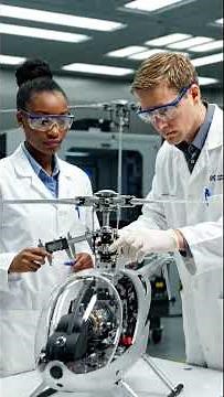 🚁 Mini Helicopter Manufacturing Process | From Design to First Flight | Amazing Engineering