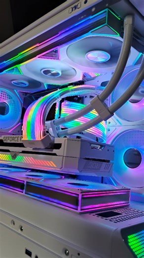 Alpha Technology Land (A.T.L) on Instagram: "Full White Gaming PC Case Customized and Decorated to match Christmas Vibes Best Christmas Gift Only One Available full Specs Below 👇 ⬇️ 👇 ⬇️ 🌲CPU Intel Core i5 13400F 🎁 Motherboard Msi B760M Pro Gaming 🌲 Cooler Jungle Lepaord Airflow 360 + LCD 🎁RAM Kingston Furry RGB 32GB 3200Mhz 🌲 Storage 1TB Nvme Nv3 Speed 6000M/s 🎁 GPU Asus ROG Strix White RTX 3070 8GB 🌲 Power Supply Gigabyte 1000W 80 + Gold 🎁 Case Jungle Lepaord Gaming RGB White 🌲 PSU