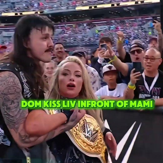 Dom Kiss Liv Infront Of Mami☠️🔥#wwe#shorts#ultraedits