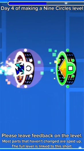 Day 3 | Nine Circles level #shorts #gd #geometrydash