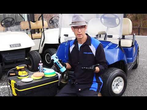 How To: Golf Cart Detailing Permenant Renewal, Body, Plasitc, Rubber, Windshield