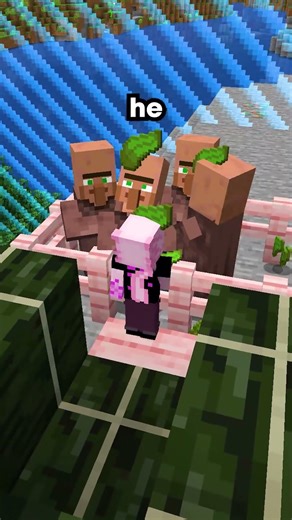 This player is VERY tiny on my Minecraft server #minecraft #server #smp