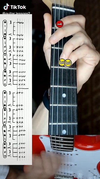 Guitar Tutorials on TikTok