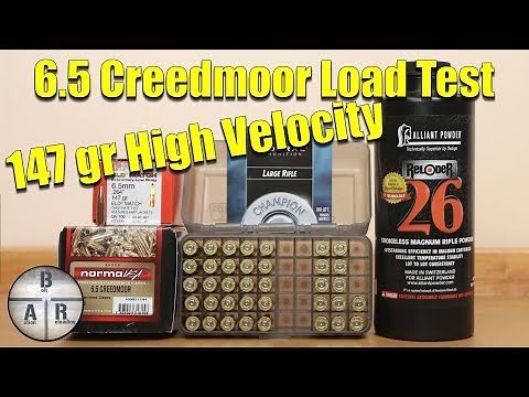 6.5 Creedmoor - Hornady 147 gr ELD-M with Alliant Reloder 26 load development