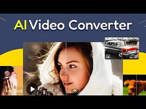 AI Video Converter: Instantly Convert, Upscale to 4K & Compress Any Video (Free Trial)