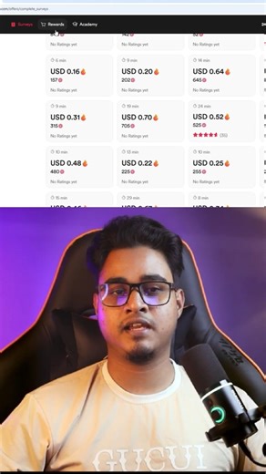 GrabPoints Survey site Income Proof