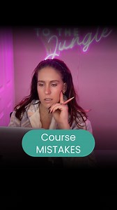 Take it from me, don't make these course mistakes 🚫👆 Do your fellow course creators a favor and share 💙 | Thinkific