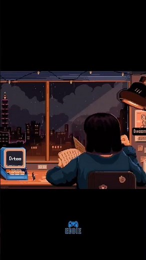 “Lost in pixels and late-night thoughts 🌙… #pixelart #timelapse #chillvibes #fyp #retrogaming
