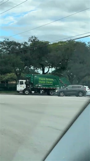 A CNG ACX rear loader going back to the yard