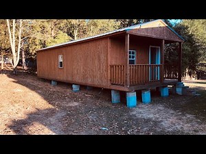 OUR GRACELAND PORTABLE BUILDING!!! NEW TINY HOUSE PROJECT!!!
