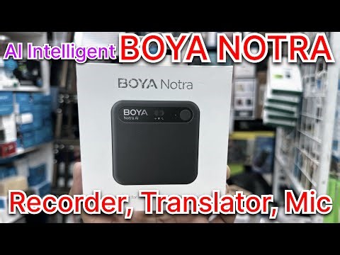 BOYA NOTRA Microphone, Translator, Call & Voice Recorder 