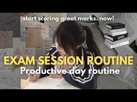 Exam Study Routine 📖 | How to get As on all Subjects ✨️