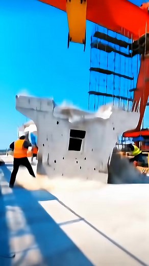 You won't believe your eyes! A pre-construction bridge experiences catastrophic structural failure and literally SLIDES DOWN like a giant snowboard! This incredible footage shows what happens when engineering goes wrong. 🏗️ WHAT HAPPENED: - Bridge in pre-construction phase - Structural foundation failure occurs - Bridge loses stability completely - Structure slides down like snowboard - Uncontrolled descent captured on camera - Epic engineering failure goes viral 🎿 WHY "SNOWBOARDING"? The way 