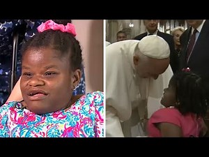 Woman who underwent multiple surgeries recounts being blessed by Pope Francis