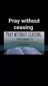 1.2K views · 30 reactions | The meaning of praying without ceasing  #PrayingWithoutCeasing | Advent Hour ministries | Facebook