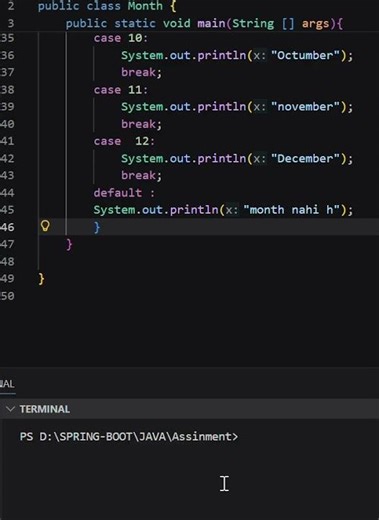 # shorts it's the my Java code. find the error of this statement