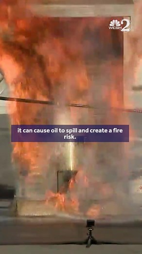 4.7M views · 16K reactions | Deep frying a turkey incorrectly can lead to an explosion and a trip to the hospital this Thanksgiving. The Orange County Fire Rescue Department highlighted the dangers of frying incorrectly with a demonstration of how quickly things could go wrong. Read the full story at the link below. https://www.wesh.com/article/frying-turkey-thanksgiving-demostration/69509746 | WESH 2 News | Facebook
