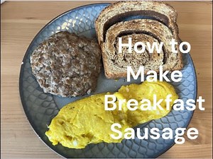How to Make Breakfast Sausage Patties from Ground Pork