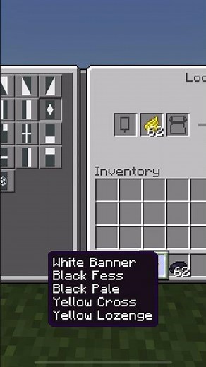 Minecraft Flag Banner Tutorial: Teutonic order (v1) #minecraft #shorts