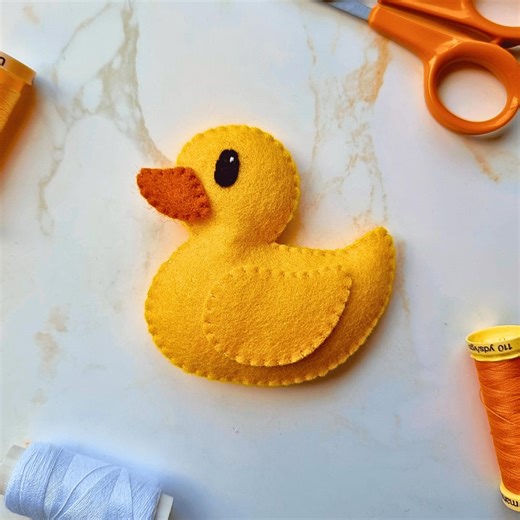 Felt Duck Sewing Pattern: Easy Handmade Bird Ornament and Toy(pdf) - Etsy Australia