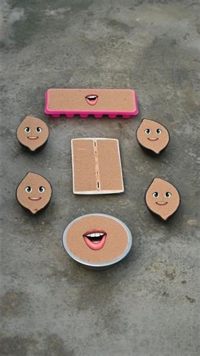 Perfect Sand Cake Cutting 😜🚜 So Satisfying & Relaxing ASMR #shortsfeed