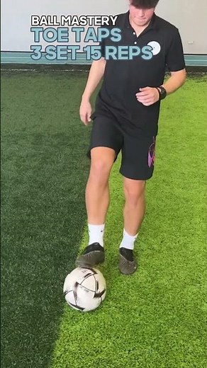 Toe Taps Mastery: Elevate Your Ball Control Skills! ⚽👟 #ToeTaps #BallMastery #soccerskills