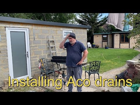 How to install aco drains