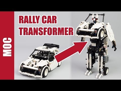 Lego Technic - Motorized Rally Car Transformer