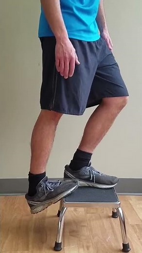 Calf Stretch on Step