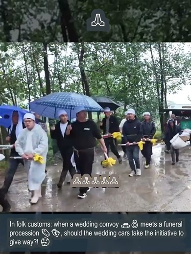 🚗💍 Wedding Convoy Meets Funeral Procession - What Happens Next Will Shock You! ⚰️✨