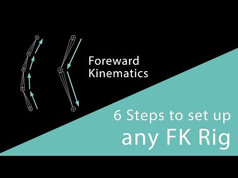 Set Up an FK Rig for any model in Maya in only 6 Steps