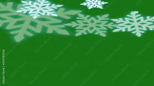 Vector snow movement footage, with green screen background, perfect for, slide, intro, outro, opening, etc.