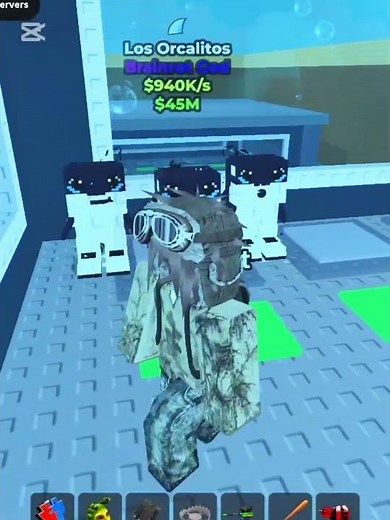 Doing the new orcalelo orcala ritual in SAB with ‪@IShowPowerYT1‬ #roblox #shorts #stealabrainrot