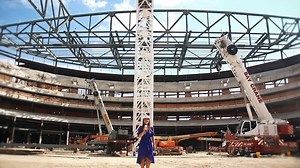 10K views · 688 reactions | the anthem for today's game was a special one! nicole raviv sang from the site of our future home UBS Arena.   | New York Islanders | Facebook