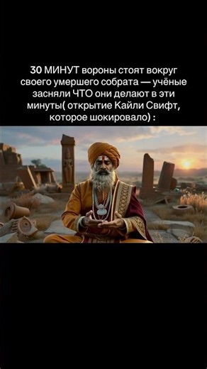 30 минут вороны стояли возле умершего собрата. Что они делали в эти минуты?!