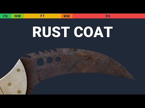 Talon Knife Rust Coat - Skin Float And Wear Preview