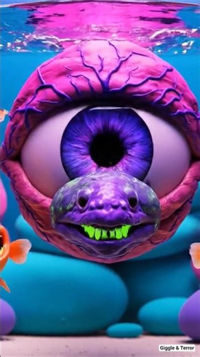 Aquarium From Hell #AIanimation #digitalhorror #horrorloop #creepyart #AIvideo #shorts #fyp #weird
