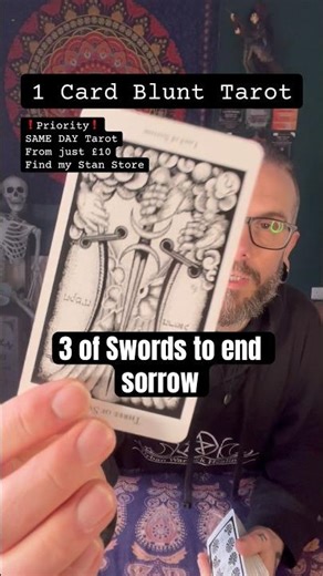 3 of Swords to end sorrow